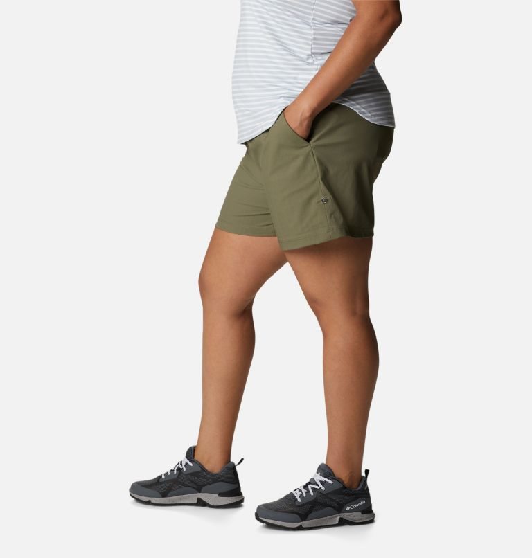 Women's Columbia Firwood Camp II Shorts Olive | Plus Size CA-KC43A